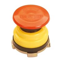 Austrol N100 Emergency Stop 30 5mm Mushroom 38mm Twist to Reset 1 NO 1 NC Contacts