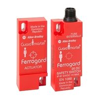Allen-Bradley 440N Ferrogard FRS20 ABS Red Switch Actuator 24V DC 1A 2NC Safety 4Pin Micro QD