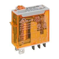 Finder 46 Series Miniature Relay 16A 1 CO 48V AC Coil with PB plus LED plus Mech. Indicator