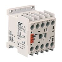 S+S CA8 Contactor Mini 5.5kW 3Pole 125VDC Coil 1NO Contact Auxiliary