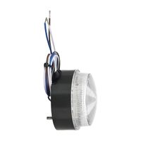 Moflash LED800 12 LEDS Steady/Flashing Mode IP65 115 to 230V AC Stud or Surface Mount Lens Blue