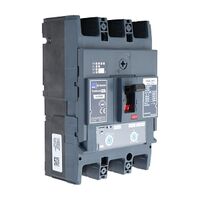 Terasaki TemBreak PRO MCCB 250 Frame 70kA 3P 100A Adj. Thermal Adj. Magnetic