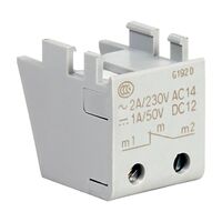 Allen-Bradley Miniature Circuit Breaker Auxiliary Contact 1 NO rmally Open Contact Bottom Mount