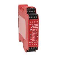 AB 440R MSR Safety Relay Single Function 115VAC 1NC/2NC/LC/SM-IN 3NO-SFTY 2NC/2SS-AUX AM/MM