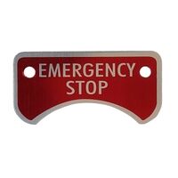 Austrol N100 Legend Plate Emergency Stop