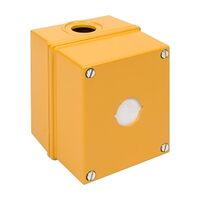 Allen-Bradley 800F Enclosure Metal Die Cast 1 Hole Metric Conduit Yellow for 22.5mm Pushbutton