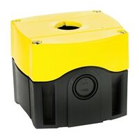 Allen-Bradley 800F Enclosure Plastic 1 Hole Metric Conduit Yellow for 22.5mm Pushbutton