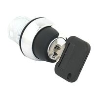 Allen-Bradley 800F Key Selector Switch 22.5mm 2 Position Metal Maintained Left Code 3825