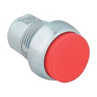 Allen-Bradley 800F Pushbutton 22.5mm Head Only Metal Momentary Extended Red Cap Illuminated