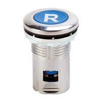 Allen-Bradley 800F Pushbuttton 22.5mm Metal Flush Head Reset Operator Blue R