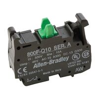 Allen-Bradley 800F Contact Block Metal Latch Mount 1 N.O. Contact