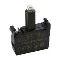 Allen-Bradley 800F Integrated LED Module Latch Mount 24 to 120V AC/DC White