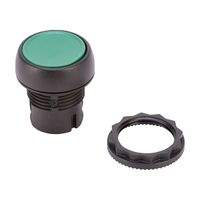 Allen-Bradley 800F Pushbutton 22.5mm Head Only Plastic Momentary Flush Green Cap Non Illuminated