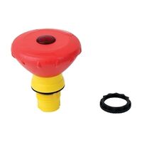 Allen-Bradley 800F E Stop 22.5mm Head Only PLT Twist to Release Mushroom Head 60mm Red Illuminated