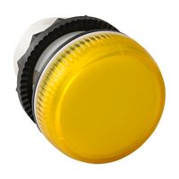 Allen-Bradley 800F Pilot Light 22.5mm Complete Round Plastic LED Module 24V AC DC Yellow