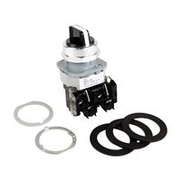 Allen-Bradley 800T Selector Switch 30.5mm FS Terminal Guard 3 Pos. Knob Maintained 1N.O. 1N.C. White