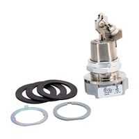 Allen-Bradley 800T Key Selector Switch 30.5mm 2 Pos. Fingersafe Cyl. Lock Maintained Left D018