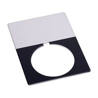 Allen-Bradley 800T Legend Plate 46 x 62mm Jumbo Grey BLANK for 30.5mm Pushbutton