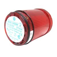 Allen-Bradley 855E Control Tower Stack Light 50mm Steady Incandescent 24V AC DC Full Voltage Red