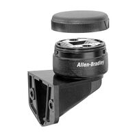 Allen-Bradley 855E Control Tower Stack Light 50mm Base Verticalk Mount with Cap Black