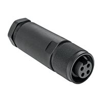 AB Pre Wired Connection System Terminal Chamber Internal Thread 10-12mm Mini 4Pin Female Straight