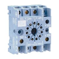 Finder 90 Series Base for 6013 Relay Box Clamp with Metal Clip