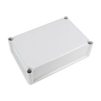 Fibox SOLID Cover ABS Grey suit 280 x 190mm Base 80mm HigH
