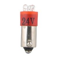 Sprecher and Schuh D7 Lamp BA9S LED 60V AC DC Red