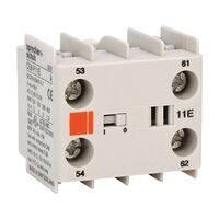 S+S CA8 Auxiliary Contact with 3NO  Contacts and 1NC Contact