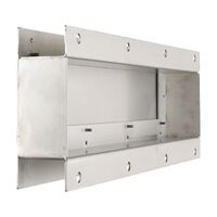 NHP Concept Premier Panelboard Accessory Plinth Single 75mm Stainless Steel