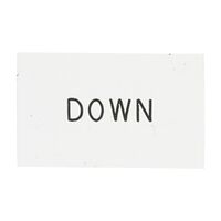 Sprecher and Schuh D7 Legend Plate 30 x 50 mm Snap in White BLANK for D120 and D7200