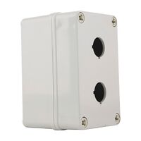 Sprecher and Schuh D7 Enclosure Deep Profile Plastic 22.5mm 2 Hole Grey