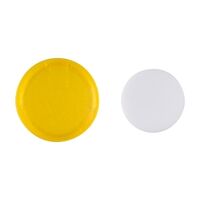 Sprecher and Schuh D7 Colour Cap Lens Flush Yellow Blank for illuminated Pushbuttons 22.5mm