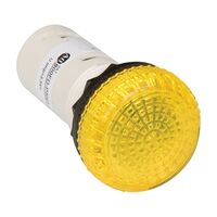 Sprecher and Schuh D7 Pilot Light 22.5mm Monolithic LED 240V AC Yellow