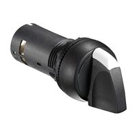 Sprecher and Schuh D7 Selector Switch 22.5 mm 3 Position Monolithic 2 NO Maint Switching