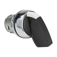 Sprecher and Schuh D7 Selector Switch 22.5 mm Head Only Metal Long BLK Knob 3 POS SR from Left Right