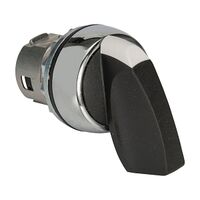 Sprecher and Schuh D7 Selector Switch 22.5 mm Head Only Metal Long BLK Knob 3 POS SR from Right