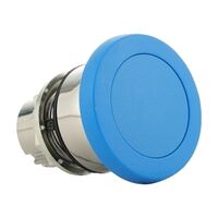 Sprecher and Schuh D7 Pushbutton 22.5 mm Metal Momentary Mushroom Head 40 mm Blue