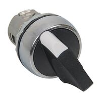 Sprecher and Schuh D7 Selector Switch 22.5mm Head Only Metal STD BLK Knob 4 POS Maintained Switching