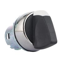 Sprecher and Schuh D7 Selector Switch 22.5mm Head Only Metal STD BLK Knob 3 POS SR from Right