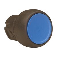 Sprecher and Schuh D7 Pushbutton 22.5 mm Head Only Plastic Latching Flush Blue Cap Non Ill