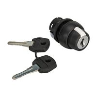 Sprecher and Schuh D7 Key Selector Switch 22.5 mm 2 Position Plastic Maint Key Rtn Left Code 4004