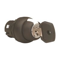 Sprecher and Schuh D7 Key Selector Sw 22.5mm Plastic 3 Pos Spg Rtn Right Key Rem Left Key Code 4003