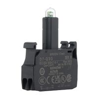 Sprecher and Schuh D7 LED Module Spring Clamp Screwless LED Green 24V AC/DC Latch Mounting