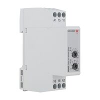 Carlo Gavazzi Timer Relay On Delay 24VDC and 24-240VAC Supply 1 CO0.1 Seconds to 100 Hours 17.5mm