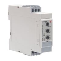 Carlo Gavazzi Timer Relay Asymmetrical Recycler 24VDC 24-240VAC Supply 1CO 0.1Sec-100 Hr