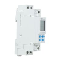 Finder 12 Series Digital Time Switch 1 Changeover 30MEM 24V AC DC Control 17.5mm Frame