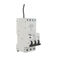 NHP DIN-T Residual Current Device Long Body w/ Overcurrent 10kA 50A 3Pole and N C Curve 100mA Type A