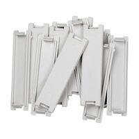 NHP DIN-T Accessory Pole Filler Extended Length to suit 63mm Cutout 12 Pack