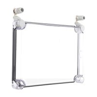 Fibox EK Cover suits 280 x 190mm Base 30mm High with Hinges Clear